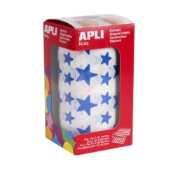 Farbige Aufkleber Stern 12,5 Und 19,5 Mm