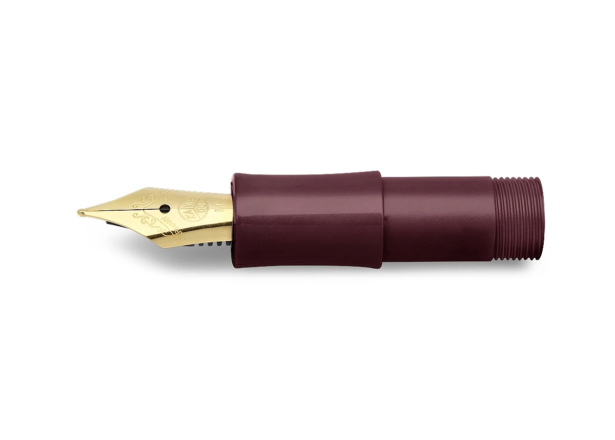 Kaweco CLASSIC SPORT Mundstück Bordeaux Mit Vergoldeter Stahlfeder 1 Kaweco CLASSIC SPORT Mundstück Bordeaux Mit Vergoldeter Stahlfeder