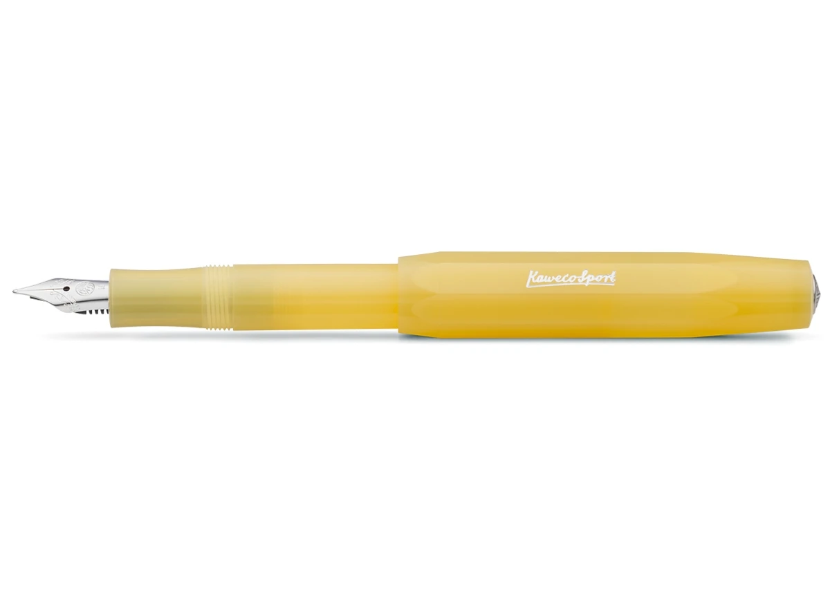 Kaweco FROSTED SPORT Füllhalter Sweet Banana 1 Kaweco FROSTED SPORT Füllhalter Sweet Banana