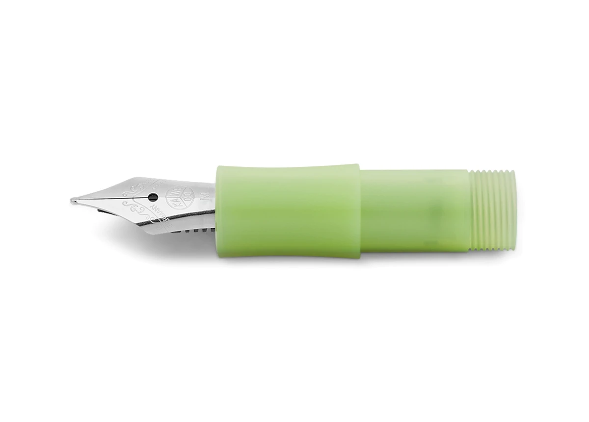 Kaweco FROSTED SPORT Mundstück Fine Lime Mit Stahlfeder 1 Kaweco FROSTED SPORT Mundstück Fine Lime Mit Stahlfeder