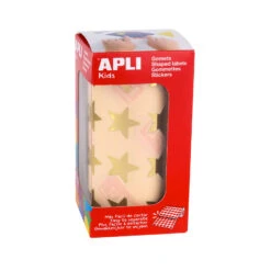 Metallic-Aufkleber Stern 19,5 Mm -Optimal Bürobedarf Geschäft 12044 apli