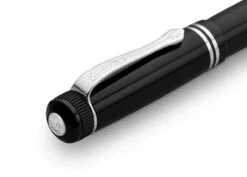 Kaweco DIA2 Drehkugelschreiber Chrom -Optimal Bürobedarf Geschäft Kaweco Dia BP Black Chrome Detail Back web s 1280x1280